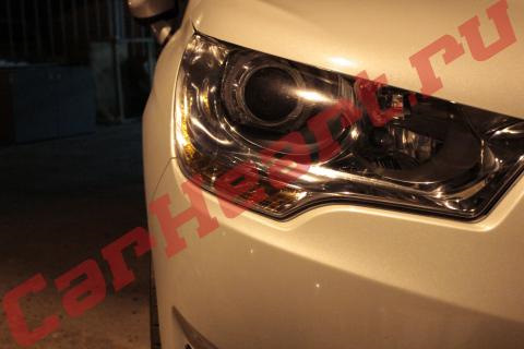 Citroen C4 седан биксеноновые модули ангельские глазки — CarHeart на DRIVE2