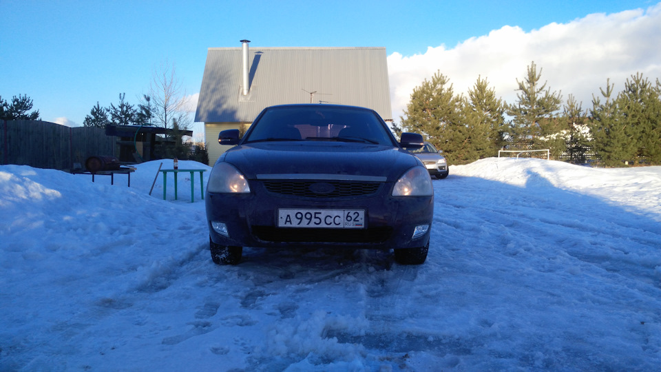 установка ПТФ в приору. целая история) — Lada Приора хэтчбек, 1,6 л ...
