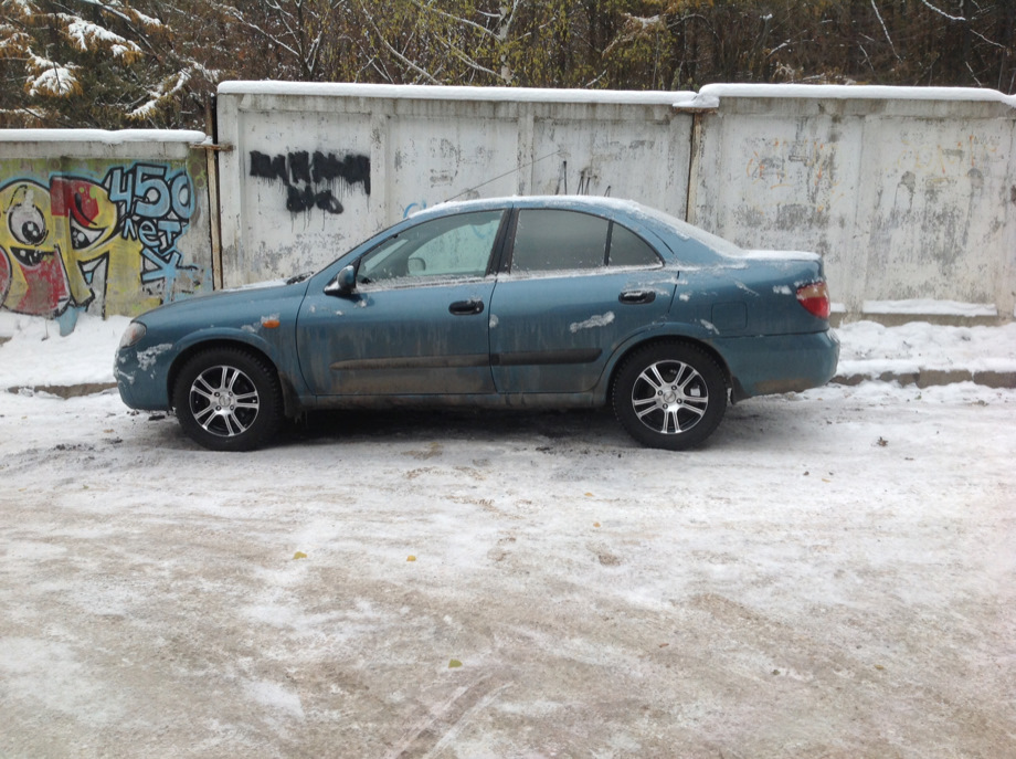 Снова на ходу — Nissan Almera II (N16), 1,5 л, 2004 года | шины | DRIVE2