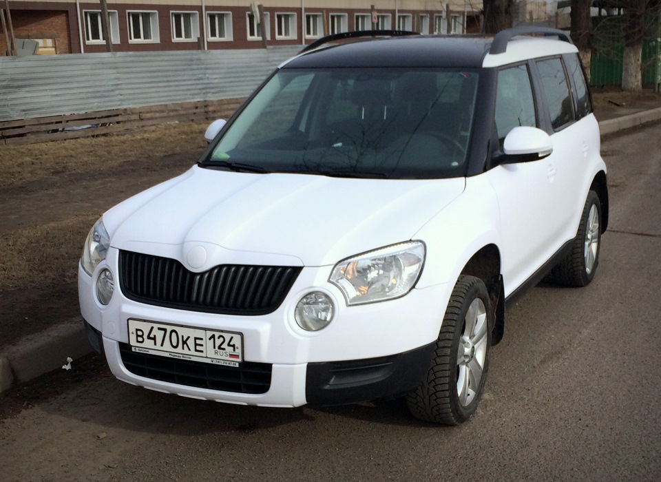 Skoda Yeti White