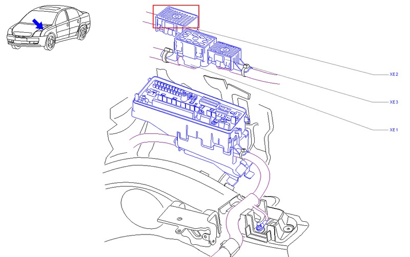Установка датчика низкого уровня жидкости омывателя — Opel Vectra C, 2 ...