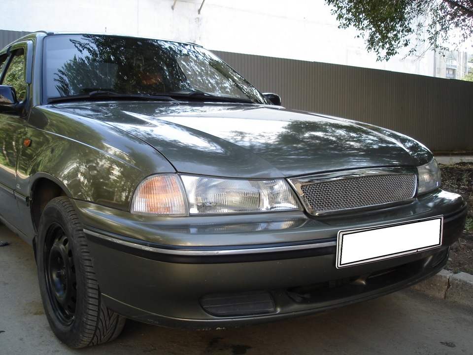 Сетка в радиаторную решетку — Daewoo Nexia, 1,5 л, 2003 года | просто ...