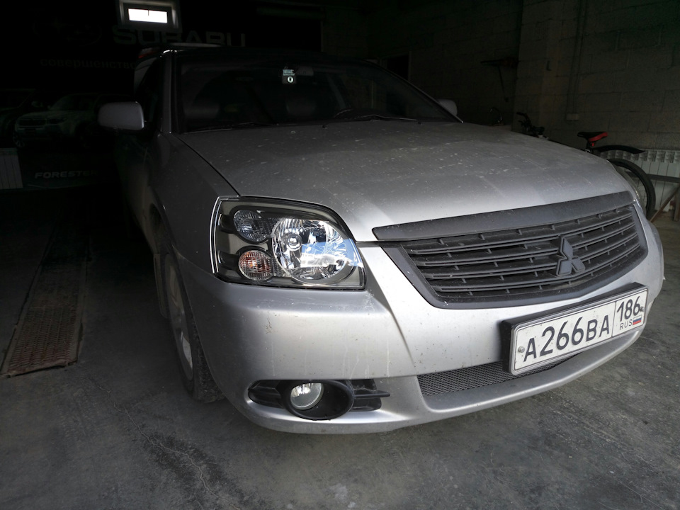 Проба лака Cramolin URETHANE CLEAR — Mitsubishi Galant (9G), 2,4 л ...