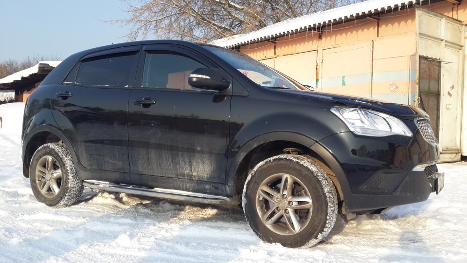 Проставки для увеличения клиренса ssangyong new actyon