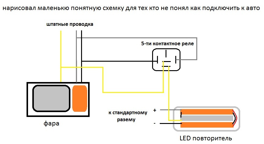 Приора поворотники схема