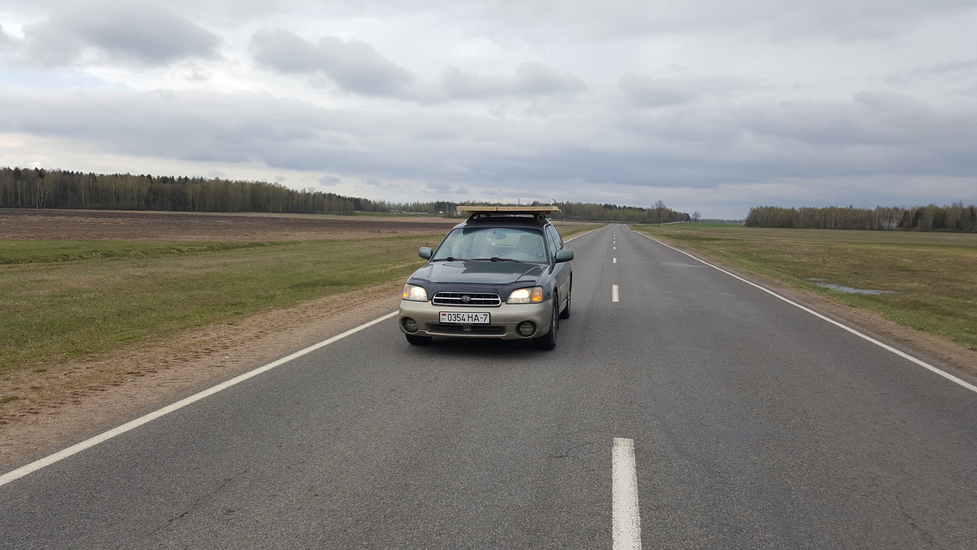 Как перевезти OSB на рейлингах — Subaru Outback (BH), 2,5 л, 2002 года ...