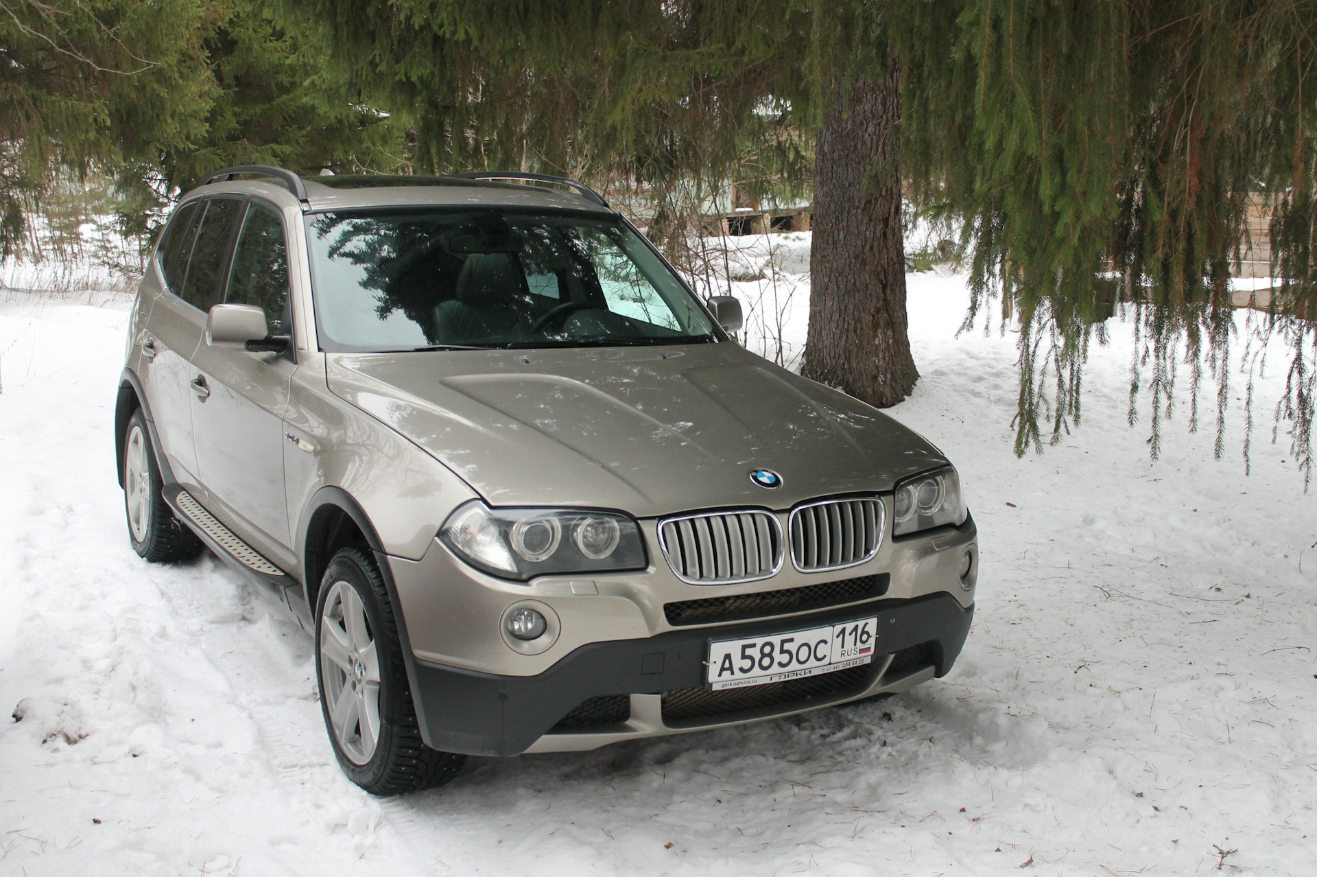 Ниша запасного колеса и подвесной… — BMW X3 (E83), 3 л, 2007 года ...