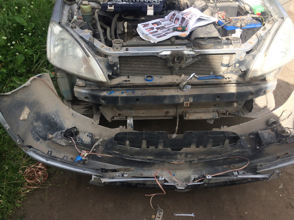 Противотуманки ангельские — Mitsubishi Lancer IX, 1,6 л, 2006 года ...