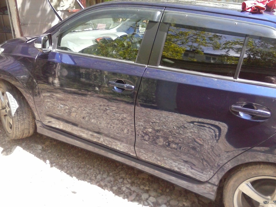 Полировка пастой 3М — Toyota ist (2G), 1,8 л, 2007 года | фотография ...