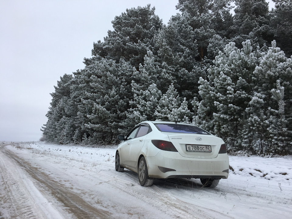 Замена тормозных дисков — Hyundai Solaris, 1,6 л, 2016 года | визит на ...