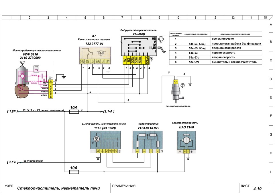 Схема стеклоочистителя уаз 452 старого образца