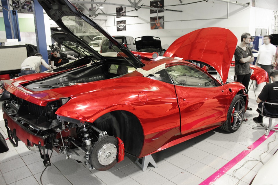 Ferrari Red Chrome