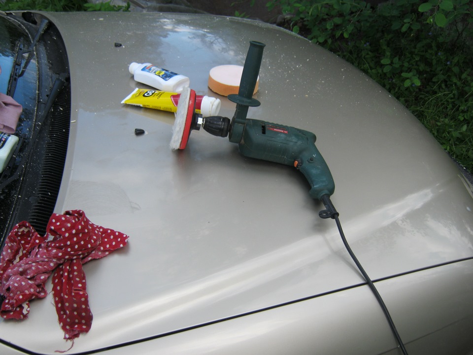 Губка для полировки автомобиля