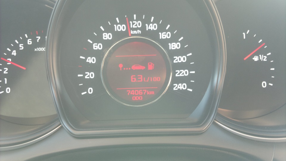 Расход топлива. — KIA Ceed (2G), 1,4 л., 2012 года | наблюдение | DRIVE2