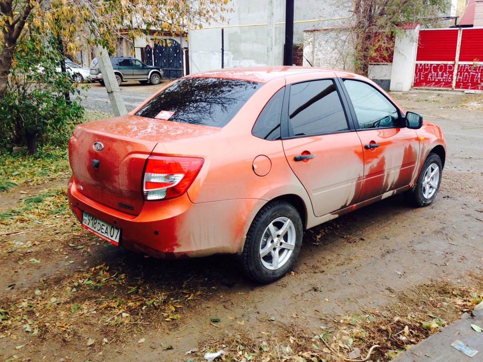 Переобулись🚗👟 — Lada Гранта (1G), 1,6 л, 2013 года | шины | DRIVE2