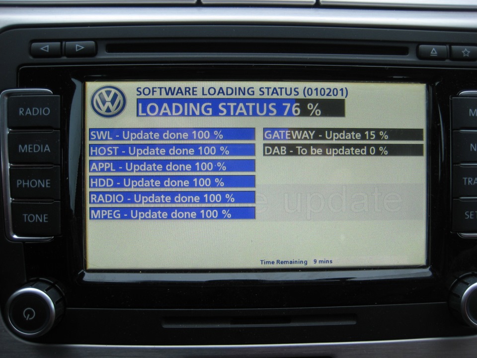Обновление прошивки RNS-510… — Volkswagen Passat B6, 1,8 л, 2010 года ...