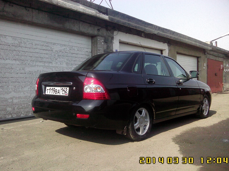 А я теперь на торусах))) — Lada Приора седан, 1,6 л, 2012 года ...