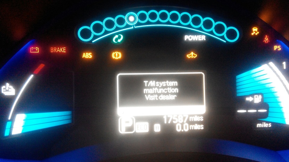 Фото в бортжурнале Nissan Leaf (1G)