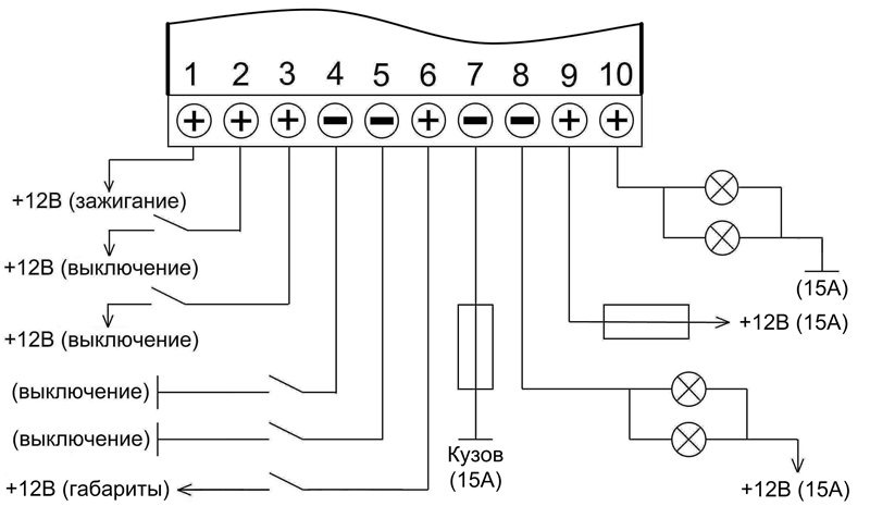 Pf 451 1 схема подключения