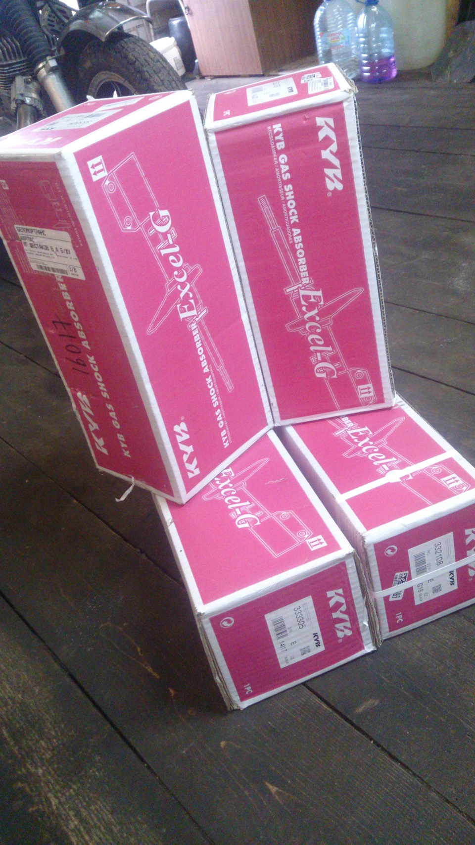 Замена стоек на KYB Exel-G — Hyundai Accent (2G), 1,5 л, 2008 года ...