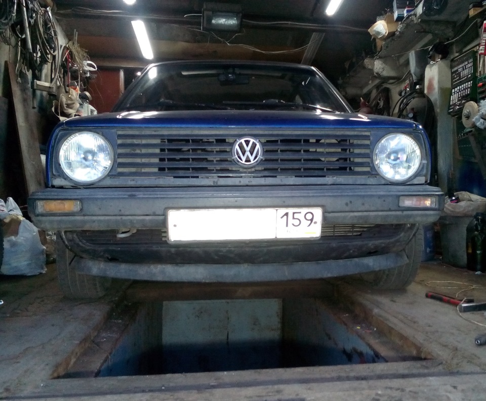 Раскатал губу. — Volkswagen Golf Mk2, 1,3 л, 1984 года | кузовной ...