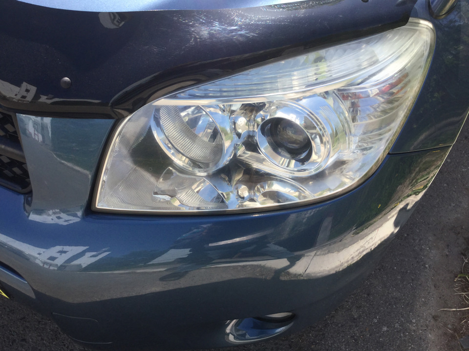 RAV4 (III) Полироль для фар Sapfire Professional. Убираем желтый налет ...