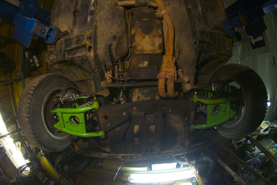 Рычаги турботема "зеленки" под 13ые тормоза — Lada 21013, 1,5 л, 1984 ...