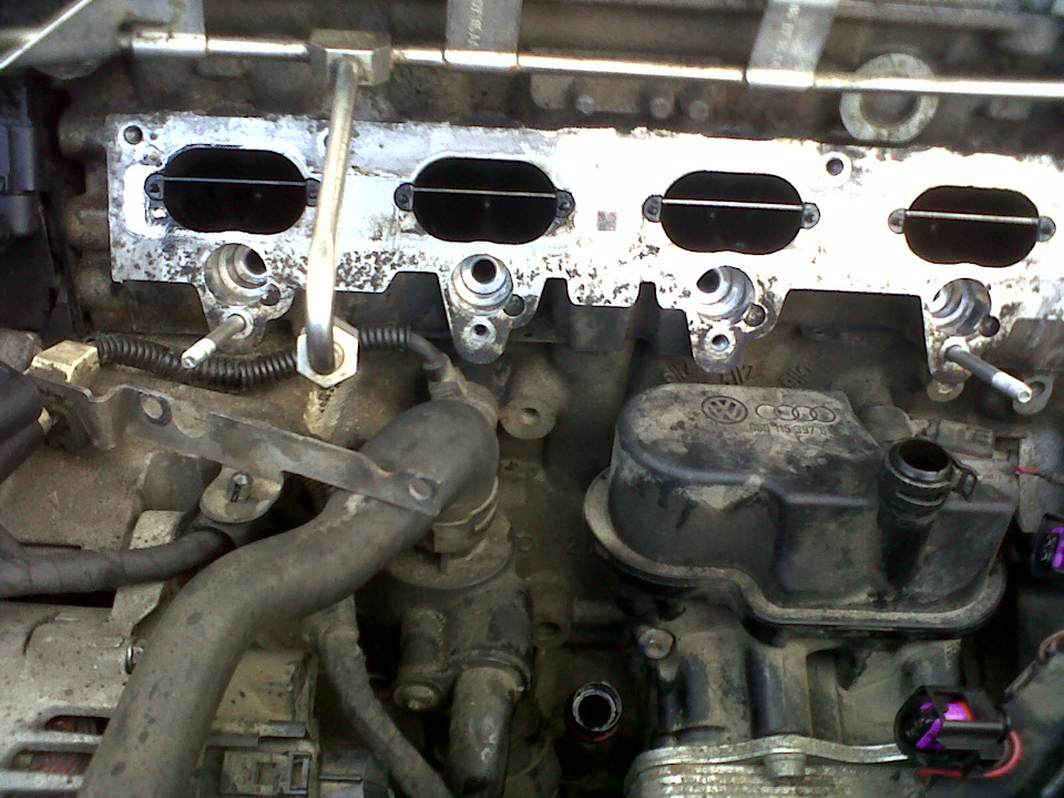 Как снять форсунки пассат б6 1.8 tsi