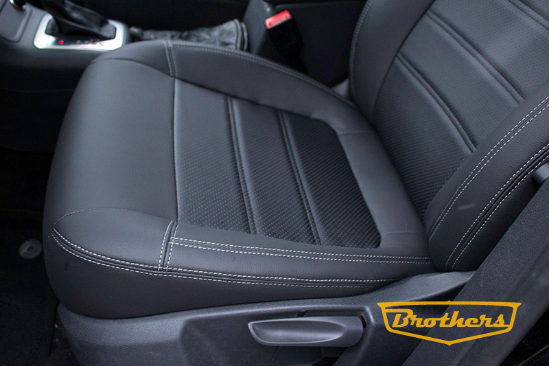 Установка чехлов из экокожи на Volkswagen Tiguan. Серия Premium ...