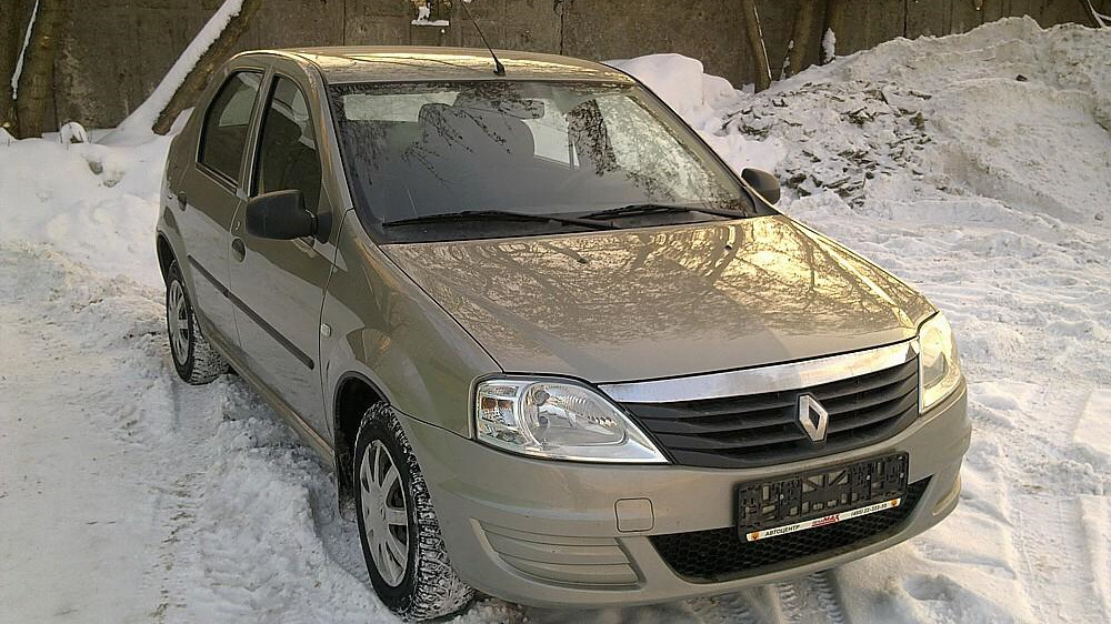 Рено логан бежевый фото Renault Logan (1G) 1.6 бензиновый 2010 на DRIVE2