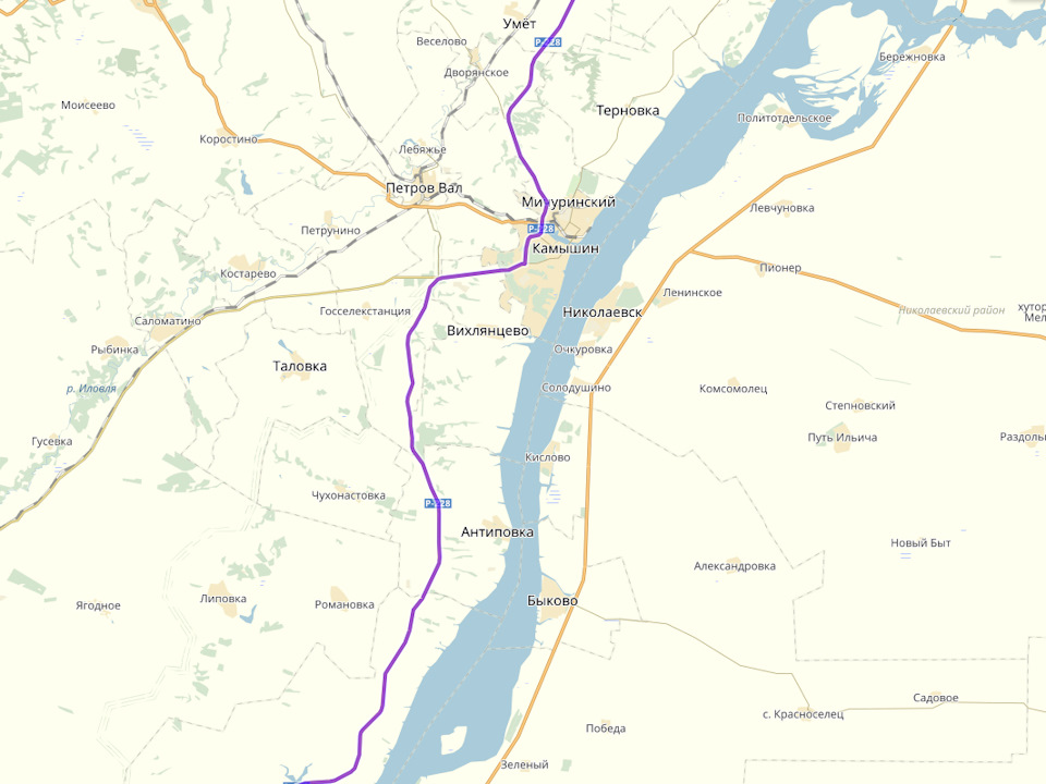 Волгоград самара расстояние карта