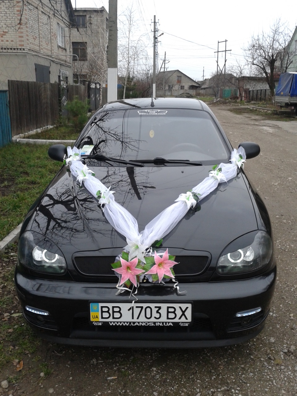 Свадьба — Daewoo Lanos, 1,6 л, 2010 года | фотография | DRIVE2