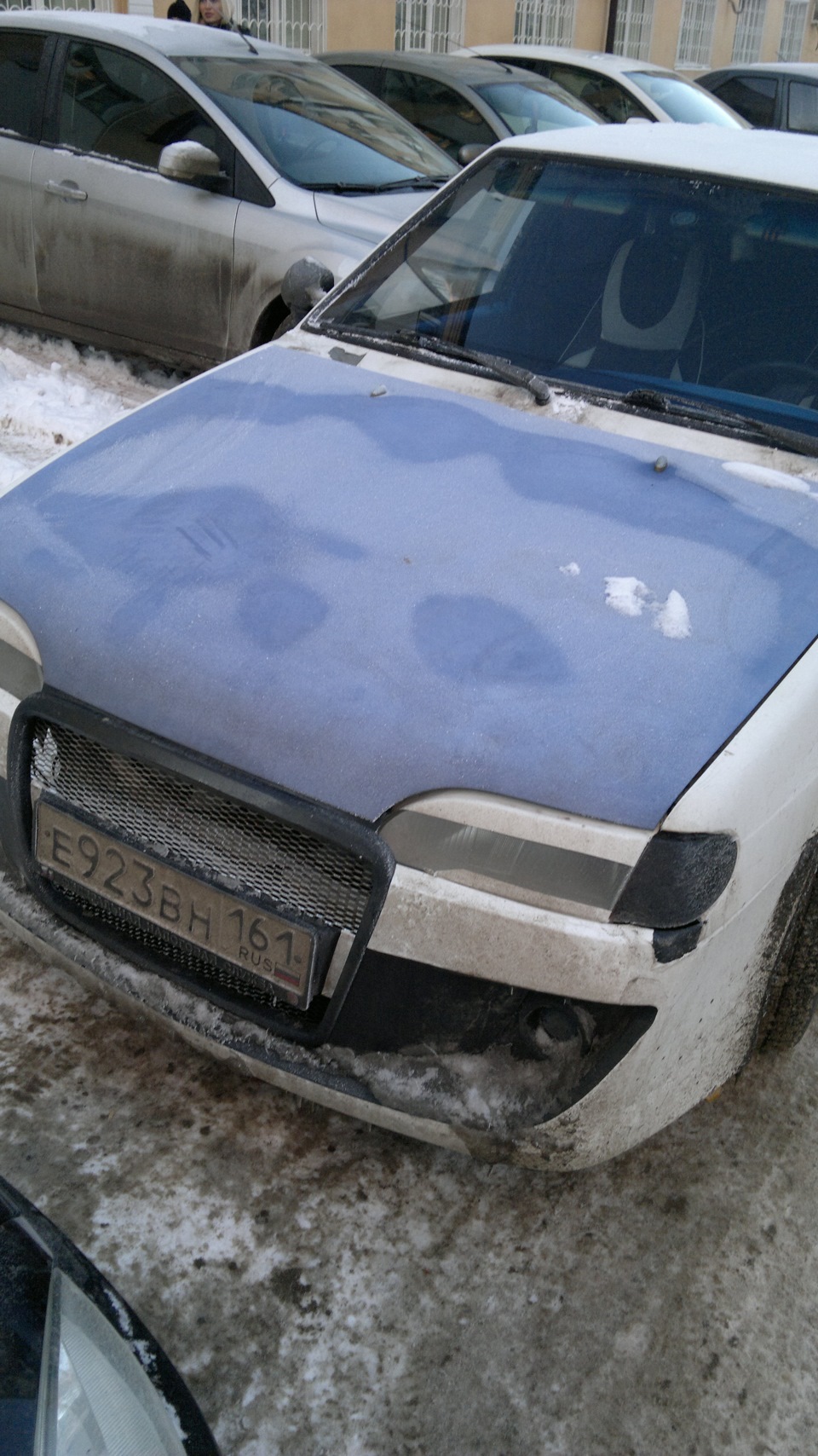 как поживает замшевый капот зимой — Lada 2115, 1,5 л, 2001 года ...