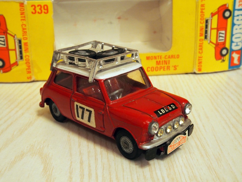 mini cooper corgi toys