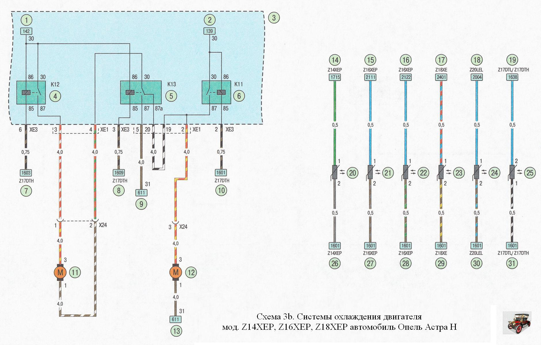 Электрическая схема - Форум Белорусского Опель Клуба
