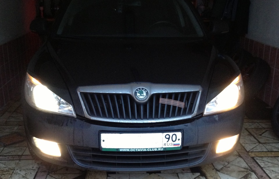 Заменил лампы — Skoda Octavia A5 Mk2, 1,4 л, 2011 года | аксессуары ...