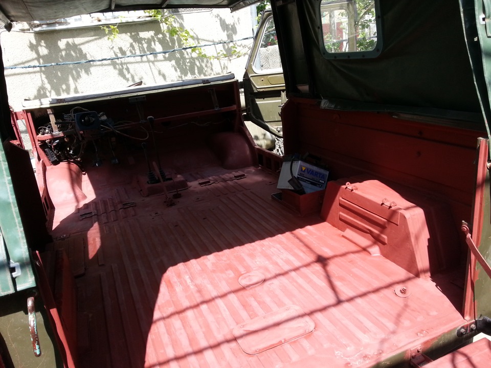 покраска салона — ЛуАЗ 969, 1,5 л, 1990 года | своими руками | DRIVE2