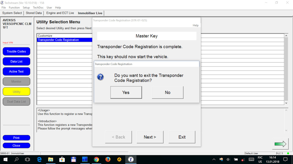 Финал — Toyota Avensis Verso. Запчасти на фото: 10100181