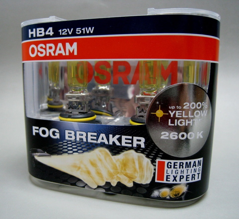 12v 51w. Hb4 Fog Breaker. Osram Fog Breaker hb4. Желтые лампы Осрам Fog Breaker hb4. Osram Fog Breaker Yellow Light 2600.