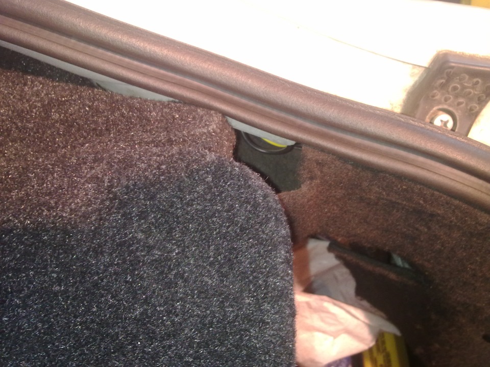 установка деревянной полки с боковинами) — Lada Приора хэтчбек, 1,6 л ...