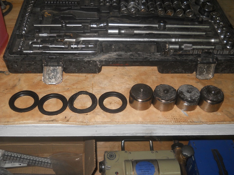 Брембы на перед от туарега. — Toyota Mark II (90), 2,5 л, 1994 года ...