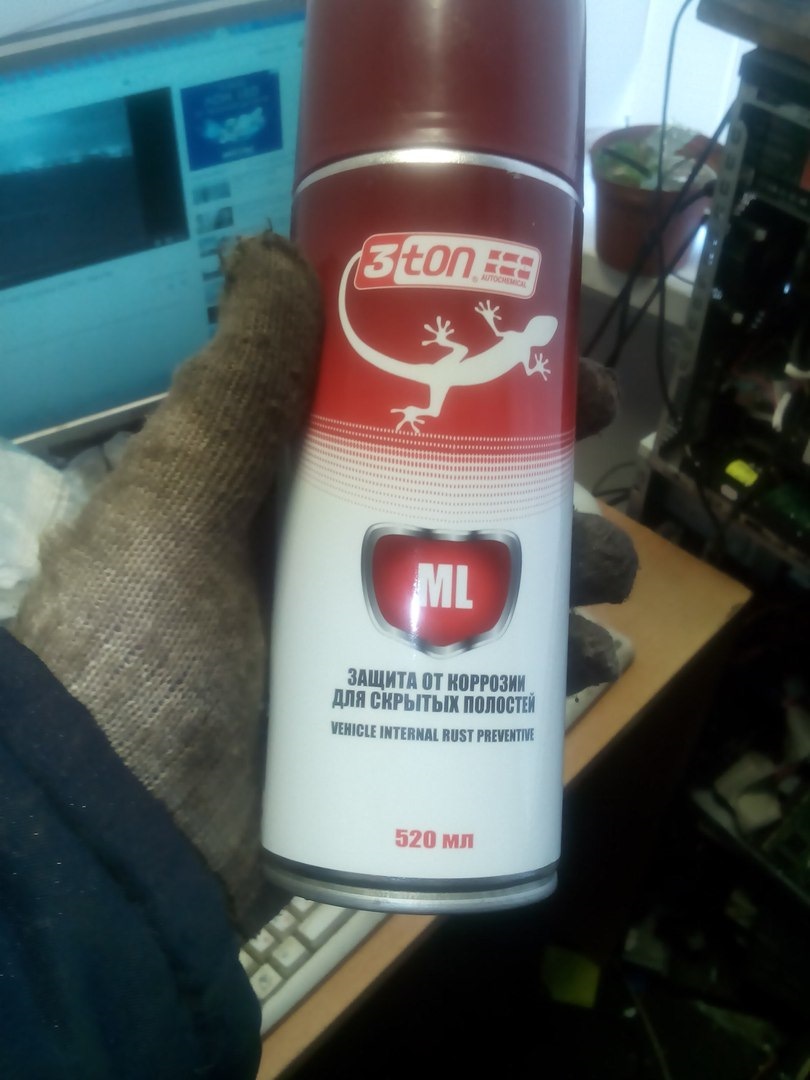 ML раствор от 3TON (масляный ингибитор ржавчины) — Toyota Carina E, 1,6 ...