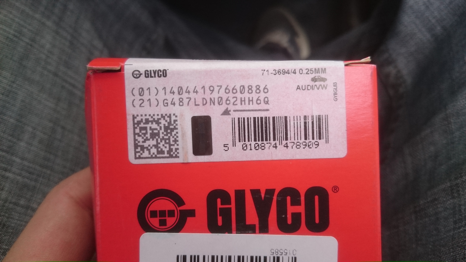 0 025 мм. GLYCO 71-3694/4 STD. GLYCO номер: 71-3694/4 STD. 71-3694/4 0.25Mm. 71-4118/4 0.25Mm.