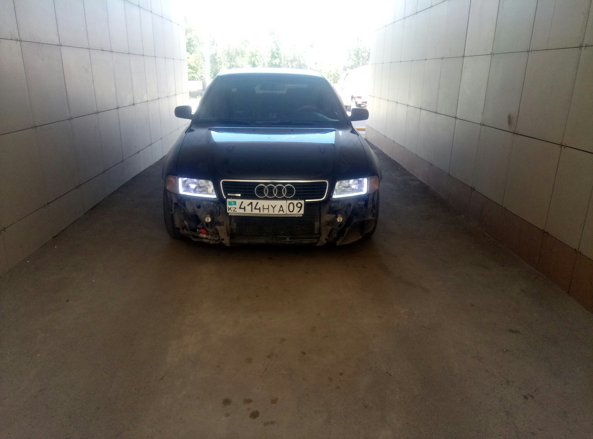 Переделка фар audi a4