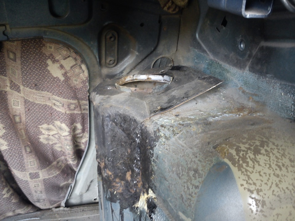 Ремонт задних колесных арок (часть 1) — Daewoo Nubira I, 1,6 л, 1998 ...