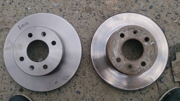 замена тормозных дисков и барабанов. — Hyundai Accent (2G), 1,5 л, 2005 ...