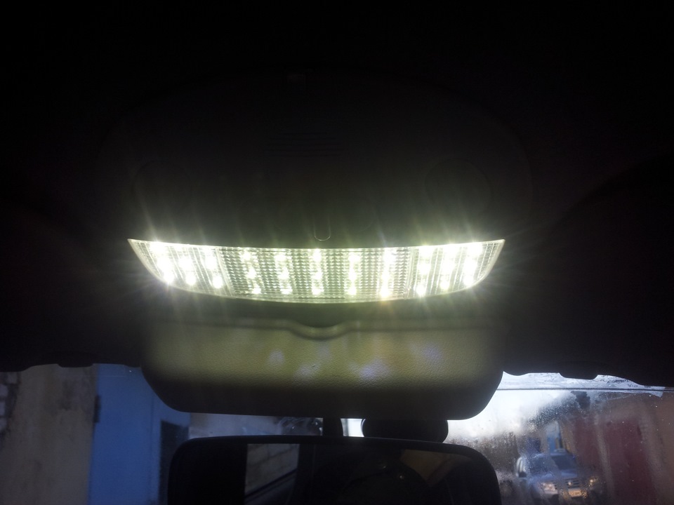 Светодиодная подсветка салона — Lada Калина Универсал (1G), 1,6 л, 2010 ...