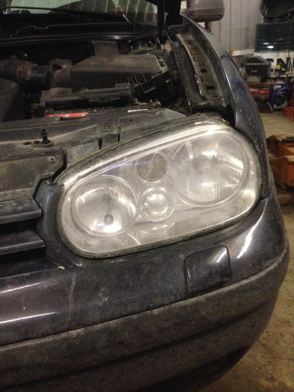 Линзовка фар. Пока все идёт по плану. День 2-й — Volkswagen Golf Mk4, 1 ...