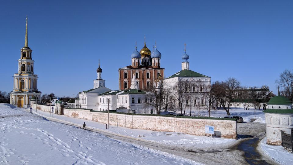 Рязань достопримечательности зимой