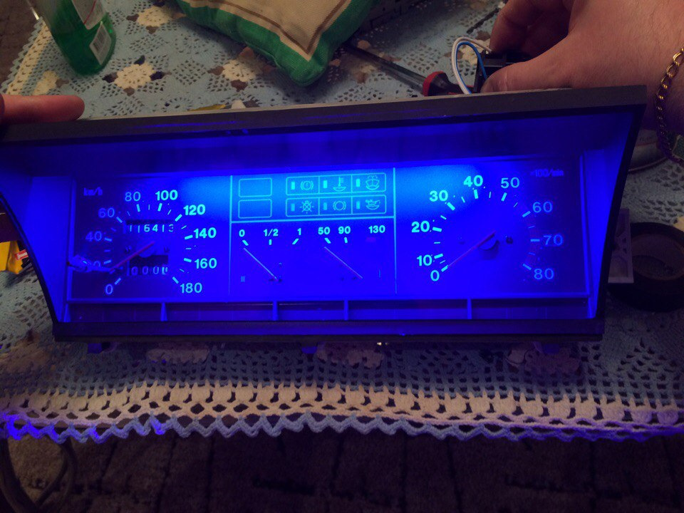 Пересвет приборной панели ваз 2109